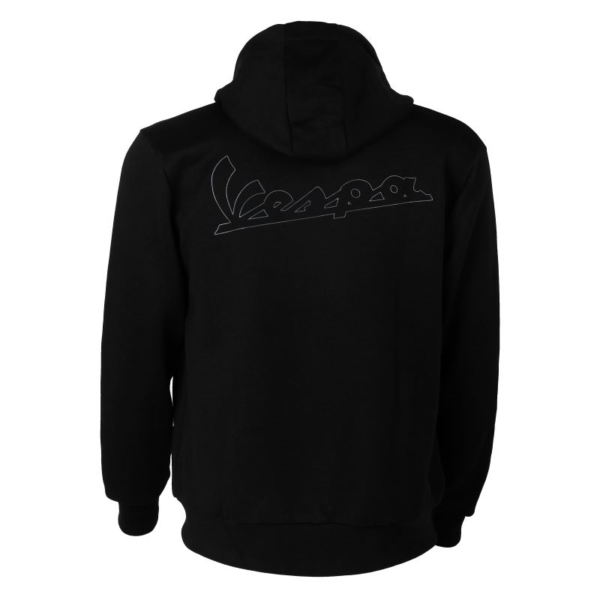 VESPA HOODIE BLACK - Image 2